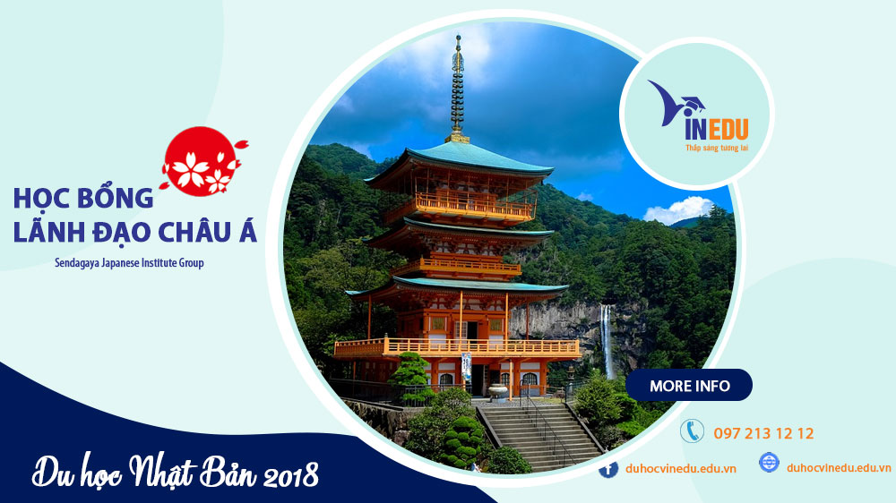 Du học Nhật Bản 2018 - Học bổng Lãnh đạo Châu Á