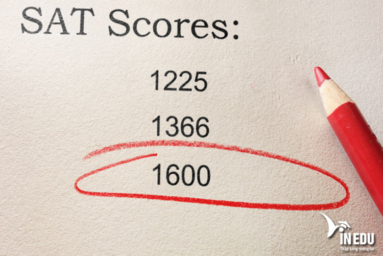 Điểm tối đa của SAT là 1600